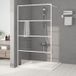 Chic Paroi De Douche - Style Contemporain - Panneau De Douche Blanc 115x195 cm Verre ESG Transparent Chic-796929