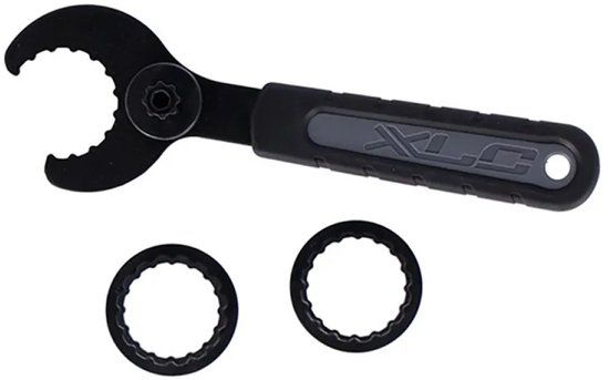 XLC TO-S01 Trapassleutel - Inclusief adapters - Shimano - Truvativ - Campagnolo