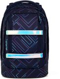 satch Schoolrugzak met laptopvak Pack Purple Laser Donkerblauw