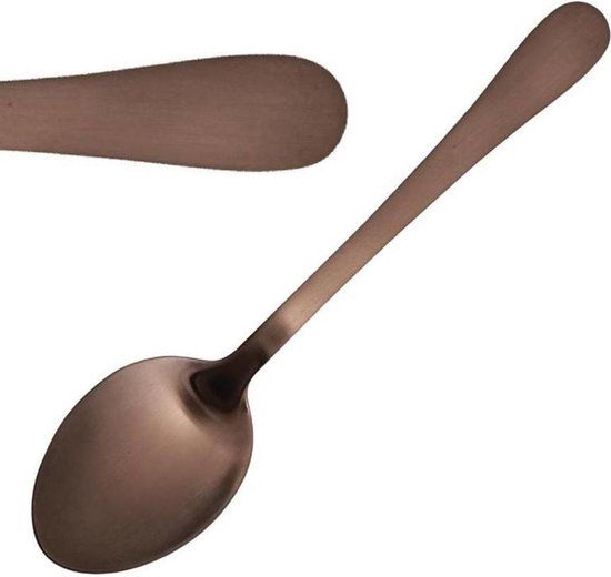 Horeca Deluxe Cyprium Dessertlepel - Koper - Set van 12