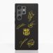 FC Barcelona Coque Fibriva™ officielle avec design jaune et signatures