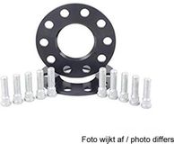 H&R DRS-Systeem Spoorverbrederset 30mm per as - Steekmaat 5x108 - Naaf 63,3mm - Boutmaat M12x1,5 - Zwart
