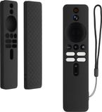 kwmobile hoes geschikt voor Xiaomi TV Box S (2nd Gen) - Siliconen anti-slip hoes voor afstandsbediening in zwart