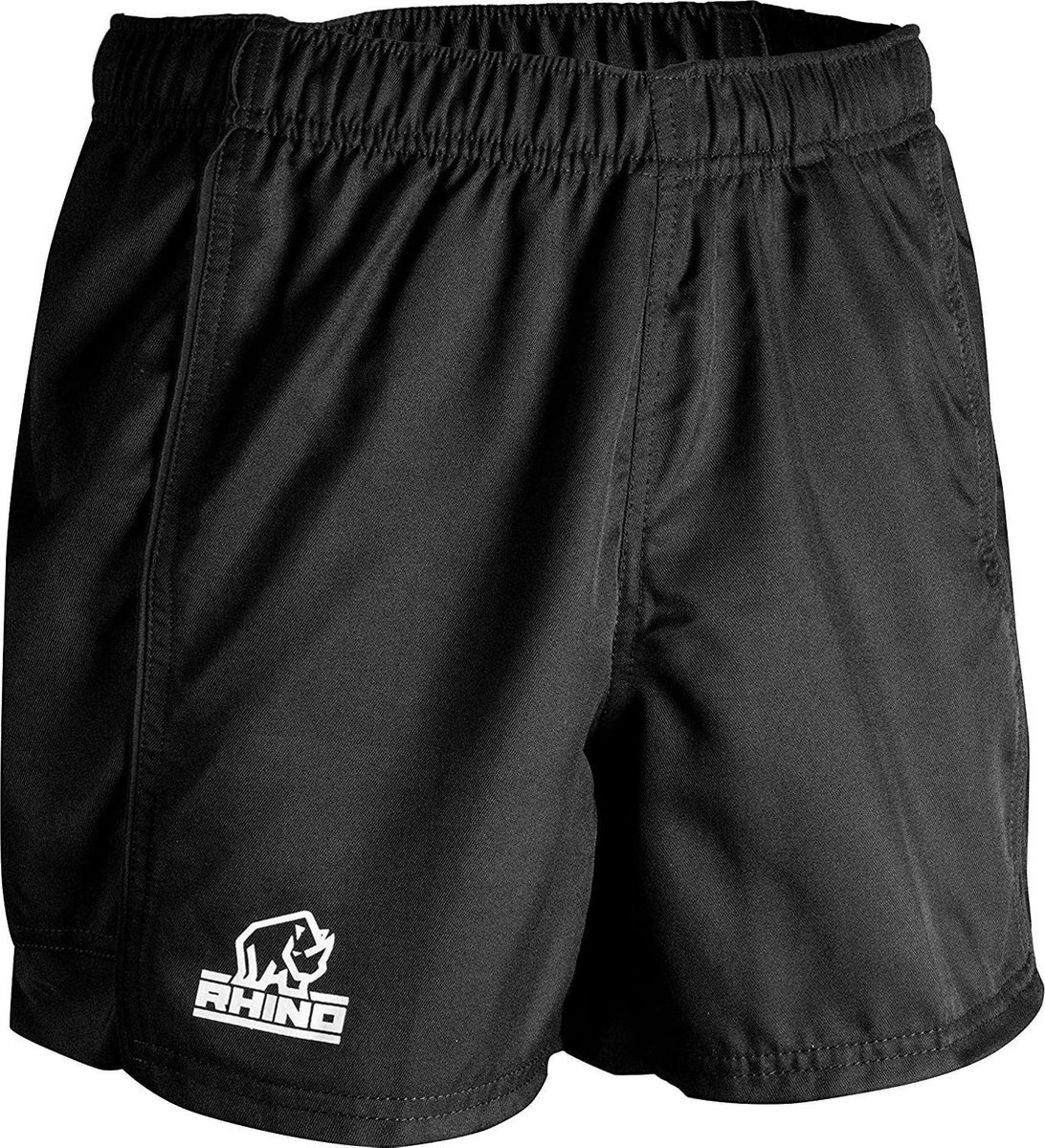 Rhino sportbroek Auckland junior polyester zwart