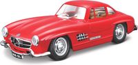 Bburago MERCEDES BENZ 300SL 1954 rood schaalmodel 1:24