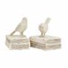 LOBERON Decofiguur set van 2 Moonlet crème