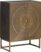 vidaXL Dressoir Messing Mangohout 53,5 x 30 x 70 cm