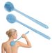 Brosse de dos 2 pièces avec long manche - Brosse de massage pour le soin de la peau morte