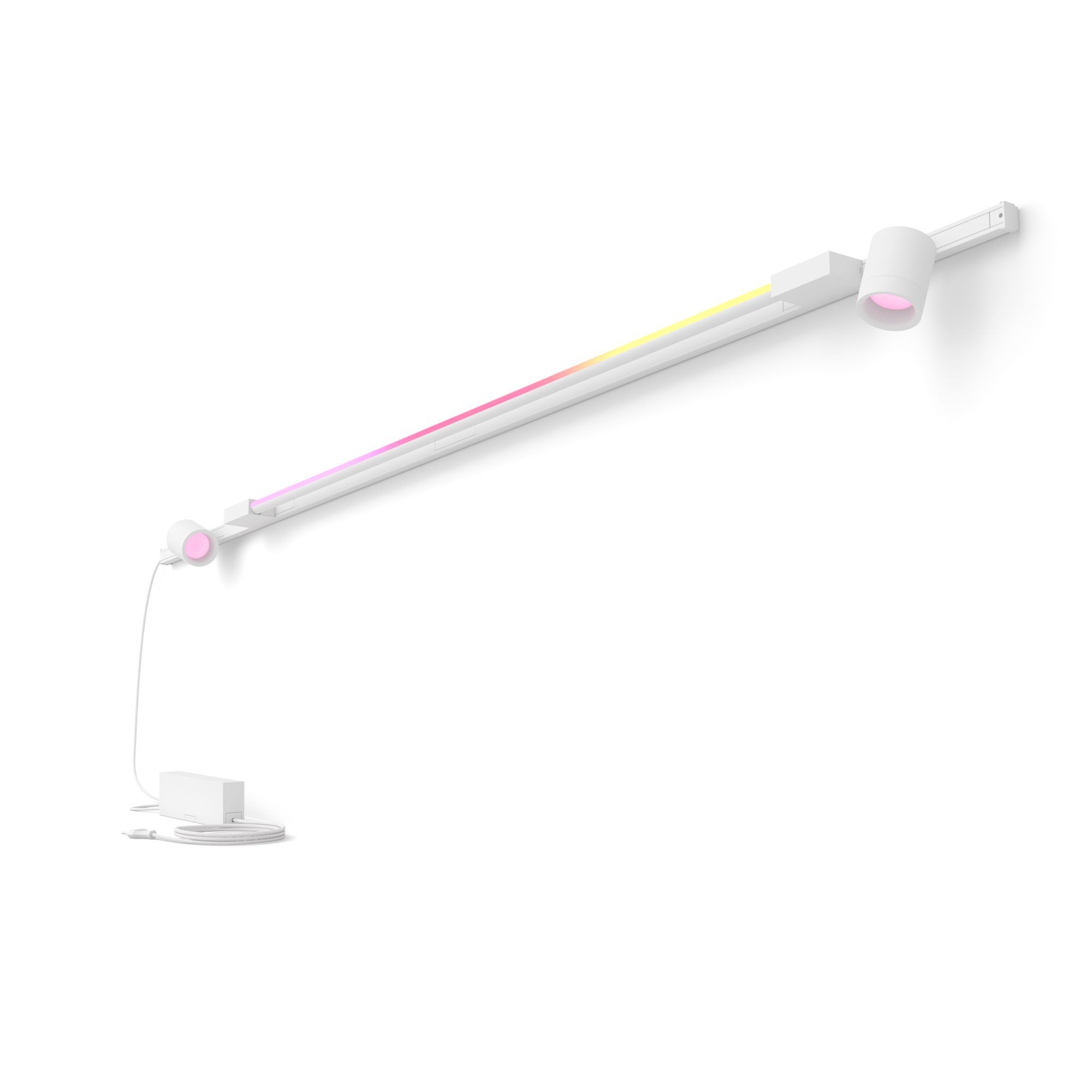 Philips Hue Perifo Wall Light - 2 Spots & Gradient Light Tube - White