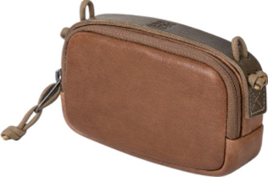 Wotancraft Portable Camera Pouch - maat S - bruin leer - cameratas