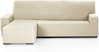 Martina Home Emilia Elastische hoes voor loungestoel - Korte linkerarm - Ivoor