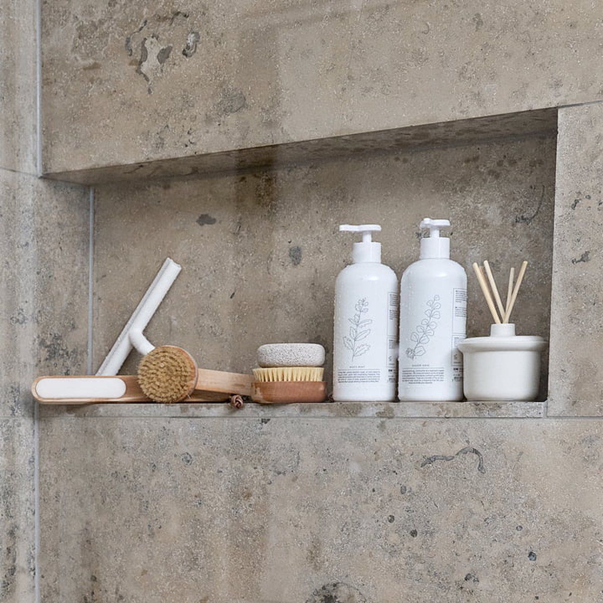 Zone Rim douchewisser L52cm B30cm wit