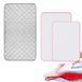 Tapis de repassage - 85 x 45 cm - Avec 2 housses de repassage - Pliable - Pour table et machine à laver