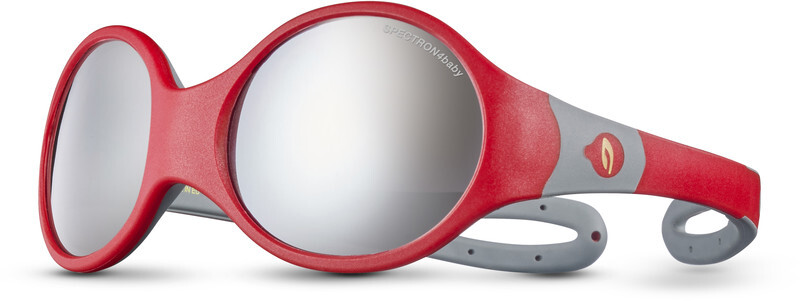 Julbo Loop L Spectron 4 Sunglasses Kids, red/grey/grey flash silver