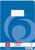 Herlitz Hefte x.book A4/16 Lin.25 FSC Mix Blauw
