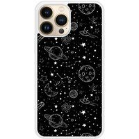 Apple iPhone 13 Galaxy draw Verstevigd hoesje met sublimatie bedrukking