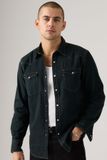Levi's Barstow Standard Fit Western Shirt - Homme - L - Noir / Beautiful Ash Blue Black