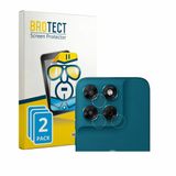 BROTECT - Screenprotector voor Motorola Moto G77 (ALLEEN Camera Lens) - Folie Beschermfolie transparant 2 Stuks