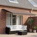 Maison Exclusive - Parasol manuel, 3,5 x 2 mètres, couleur taupe, 100% polyester