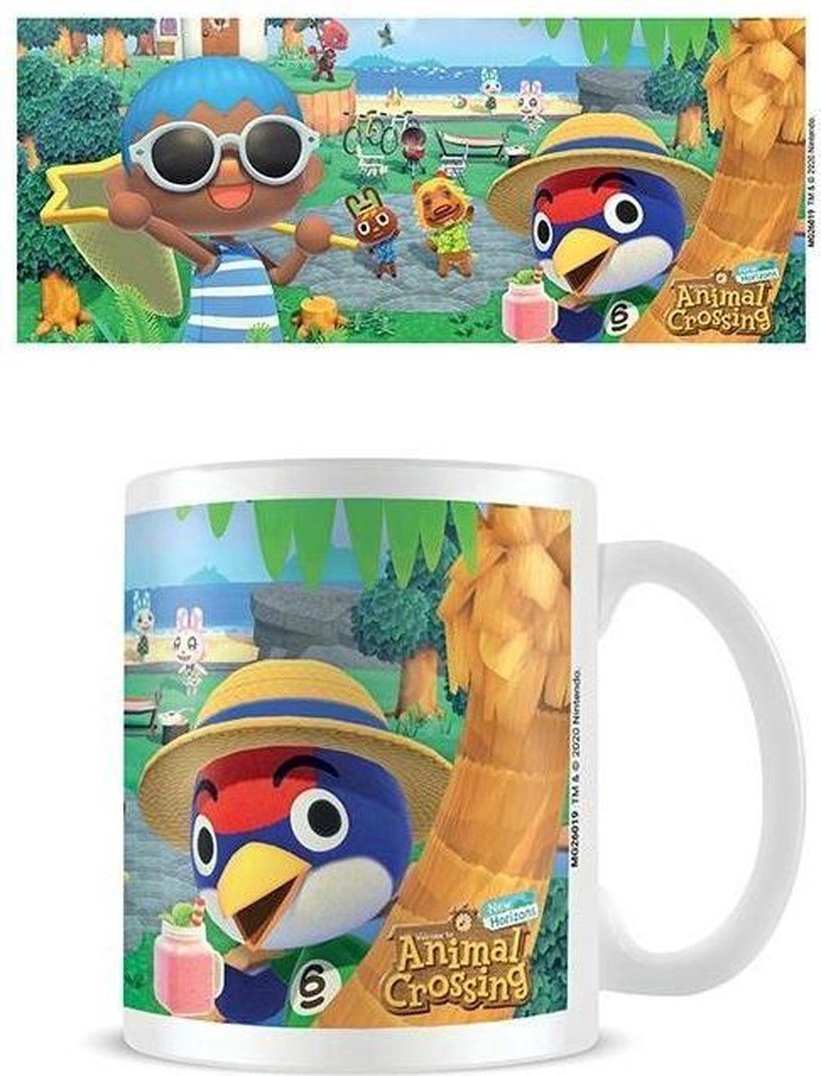 Nintendo Animal Crossing Summer Mok - Wit - Keramiek