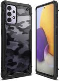 Ringke Fusion X Samsung Galaxy A72 Hoesje Camo Zwart