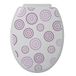 MSV-bril MSV WC-bril 'Dots', paars, 47 x 36,5 x 3,5 cm, 103 stuks