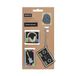 LÄSSIG Hanger en patches set (2 stuks) met drukknop/bold match school patches set muziek, Muziek., Medium, Patches