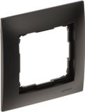KONTAKT SIMON Simon 54 Serie - Cadre de recouvrement - 1 Segment - Noir