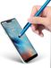 2-in-1 stylo stylet pour écran de tablette et smartphone (1 pièce) (bleu)