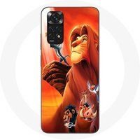 Maniacase Hoesje voor Xiaomi Redmi Note 11 4G The Lion King Simba en Mufasa