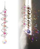 Solidchoice - Carillon en cristal avec double spirale