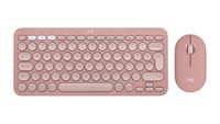 Logitech Pebble 2 Combo - Draadloos Toetsenbord en Muis - QWERTY US International - Roze
