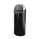 Rubbermaid Commercial Products Marshal Classic vuilnisbak van polyethyleen, rond, 25 gal, zwart