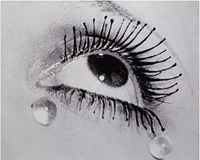 Your Decoration B.V. Kunstdruk Man Ray - Glass Tears 60x50cm