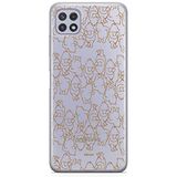 ERT GROUP Samsung A22 5G telefoonhoes Disney Winnie The Pooh en Friends 005 telefoonhoes Protect pasvorm deel transparant
