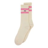 Alfredo Gonzales sokken Athletic Stripes ecru/roze
