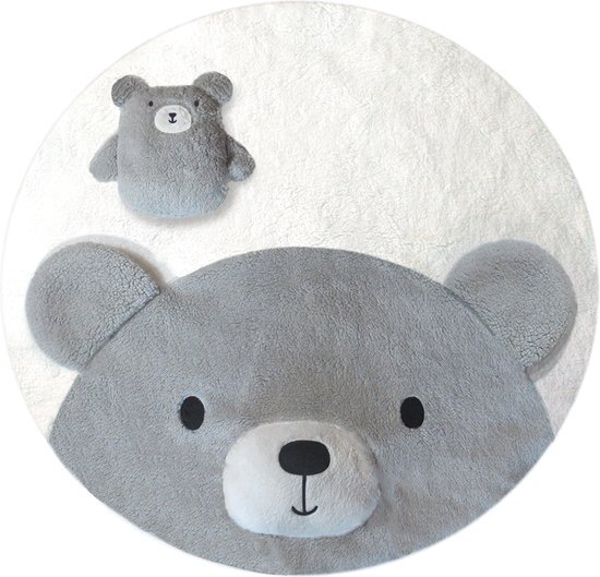 DREAMgro Speelmat - 3D Grey Bear