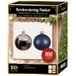 Bellatio Decorations Luxe Kerstboomversiering set 100-delig voor 150 cm boom - Zilver en donkerblauw Kerstversiering