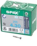 Spax Spaanplaatschroef RVS Torx 4.0 x 30 (200)