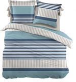 Snoozing Peter Dekbedovertrek Eenpersoons 140x200/220 cm + 1 kussensloop 60x70 cm Blue Katoen