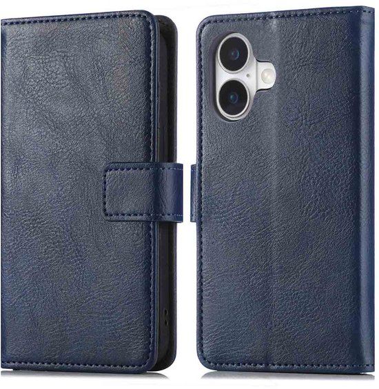 imoshion Luxe Bookcase voor de Apple iPhone 17 - Donkerblauw