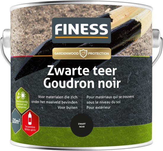 FINESS Zwarte Teer 2,5 Liter