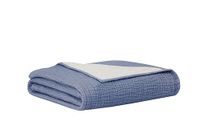 Hibboux 120x120 mousseline deken - indigo