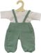 Heless Poppenkleding Tuinbroek Biologisch Katoen 35-45 cm Groen