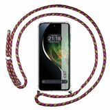 Tumundosmartphone Transparante beschermhoes voor de Realme C67 4G met koord roze/goud