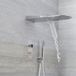 Narus Douche Thermostatique Digitale 3 Fonctions - Pommeau Cascade Mural & Douchette