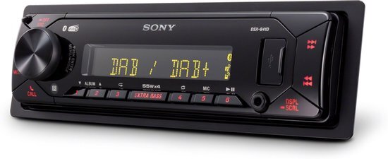Sony autoradio met ontvangst, Met antenne