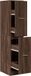 vidaXL Apothekerskast 30x41x144,5 cm bewerkt hout bruin eikenkleurig