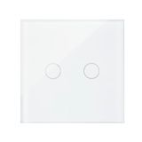 Dubbele PNI SafeHome DIM202 Dubbele schakelaar met touchscreen en dimmer