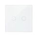 Dubbele PNI SafeHome DIM202 Dubbele schakelaar met touchscreen en dimmer